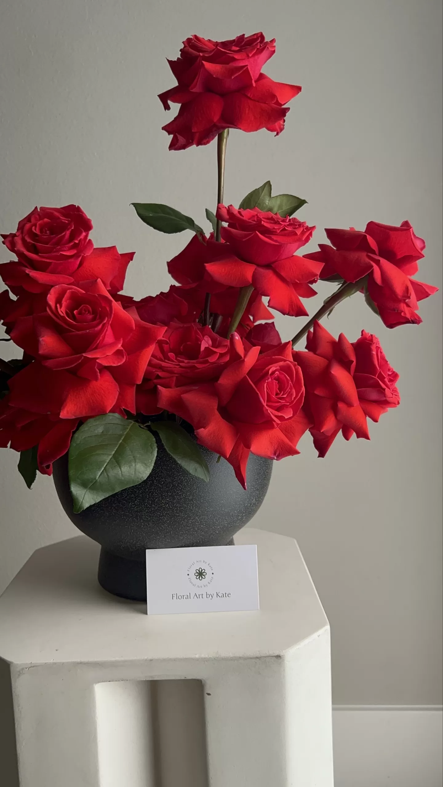 Arrangement Of 25 Red Roses - Image 3